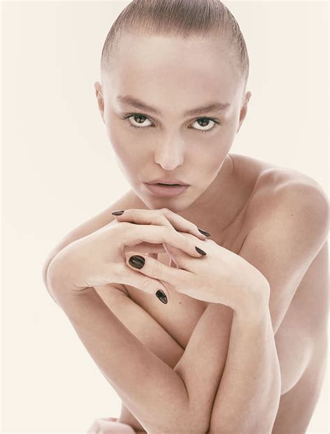 Lily Rose Depp Goes Topless For Revealing CR Fashion Book Shoot