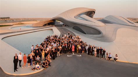 Hundreds Of Staff From Zaha Hadid Architects Celebrate New Work In The