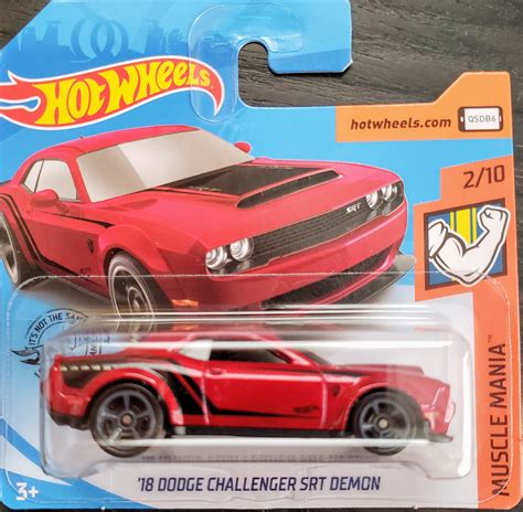 Hot Wheels Dodge Challenger Srt Demon Super Treasure Hunt Hot Sex Picture