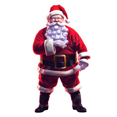 Standing Santa Claus Santa Claus Santa Christmas Png Transparent