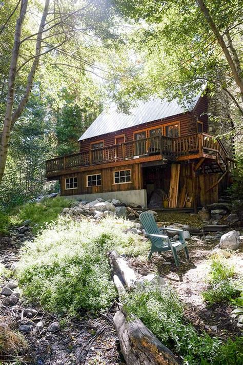 If camping in an rv or tent is too rustic for your taste, upgrade to a cabin for a comfortable stay. 4-Cabin-in-Forest-Falls-California-hipcamp-11 | No Man Before