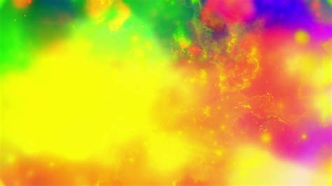 Color Pop Cosmic Animated Abstract Cg Particle Clouds