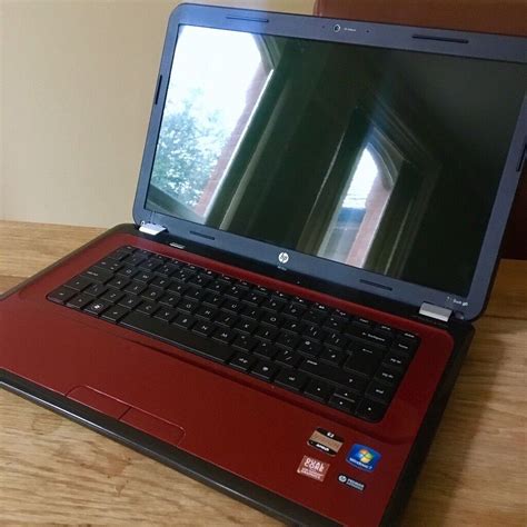 Red Hp Laptop G6 1325sa Notebook Used Recently Repaired And Refurbished