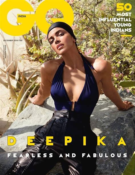Deepika Padukone Photoshoot For Gq Magazine December 2018