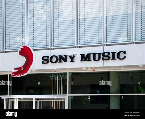 Logo Of Sony Music At The European Headquarters In Berlin Germany