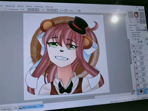 Ddlc X Fnaf Monika And Freddy Doki Doki Literature Club Amino