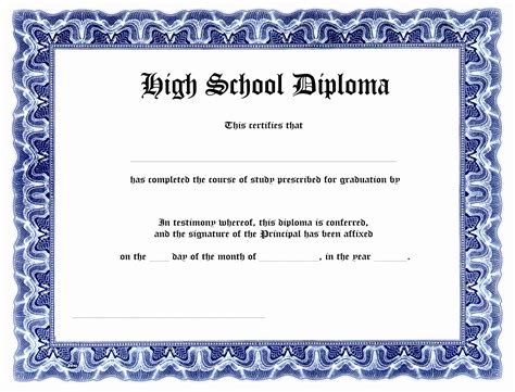 Free Printable Diploma Template 9 Printable Fake Diploma Templates