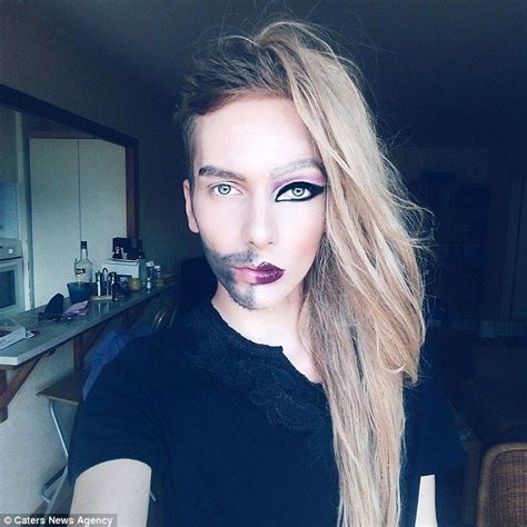 Romanian Make Up Artist Creates Half Man Half Woman Illusion Power Of
