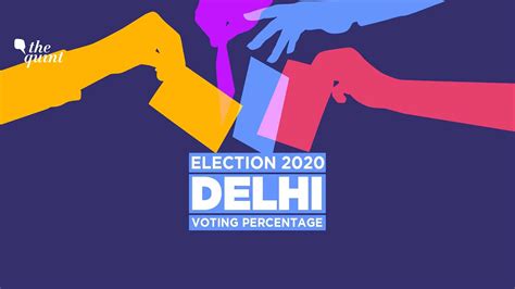 voting percentage in delhi till now live updates delhi records 54 65 percent voter turnout till