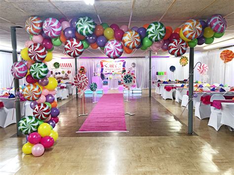 Candyland Balloon Garland Candy Themed Party Candyland Party Theme