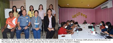Dilg Quirino Resumes Performance Audit To Local Peace And Order Anti