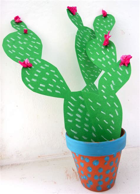 This Diy Paper Cactus Craft Is Super Easy But Can Be Made More