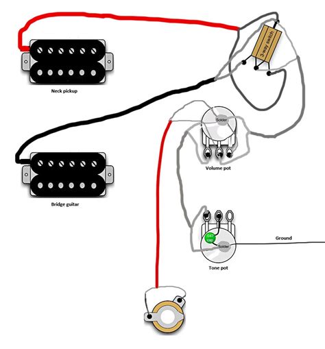 The diagram doesnt show our grounding method. Epiphone Les Paul Special Ii Wiring Diagram