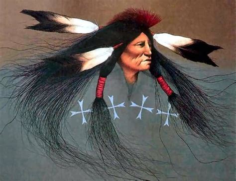 Ogala Warrior By Frank Howell 1937 1997lakota Sioux Native