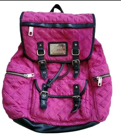 Pink Juicy Couture Backpack Knapsack Bid Assets Online Auctions