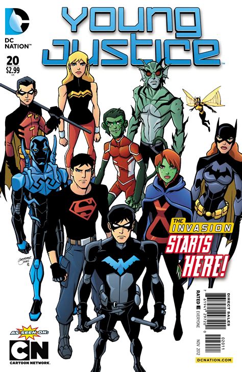 Out Now Young Justice 20 The Invasion Begins Christopher Jones