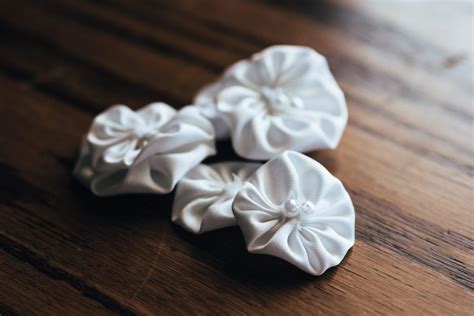 DIY Fabric Rosettes Fabric Flower Tutorial Learn How To Make Fabric