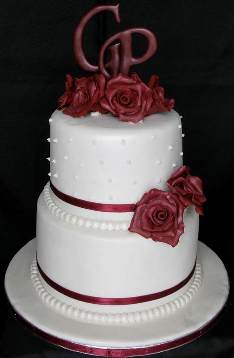 Sugarcraft By Soni Two Layer Wedding Cake With Roses
