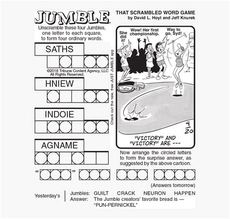 Get today's and yesterday's puzzle answers. Jumble Puzzle Answers For Yesterday - Gamers Smart