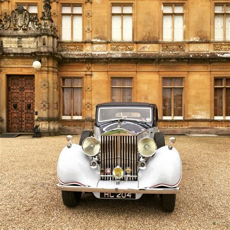 Lord Carnarvons Grandfathers Rolls Royce At Highclere Castle Also