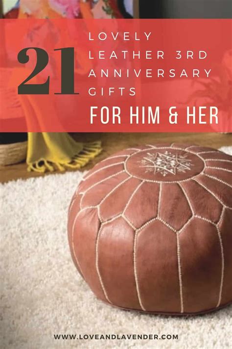 23 Lovely Leather Anniversary Gifts For Your 3rd Year Leather Wedding