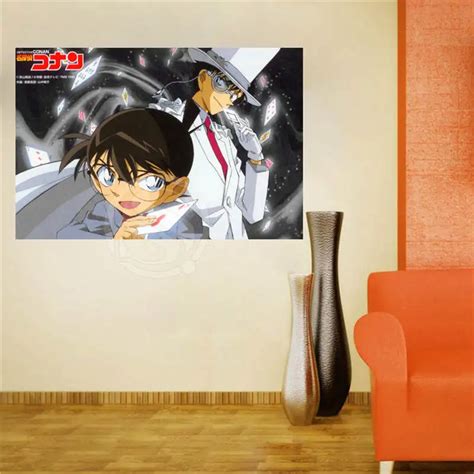 W620f44 Custom Detective Conan Anime Canvas Painting Wall Silk Poster
