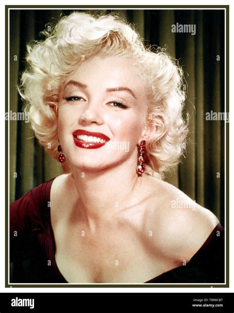 Marilyn Monroe Vintage Glamour 1950s Hollywood Studio Colour Still