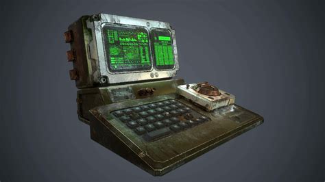 Sci Fi Console 3d Model By Afwolf