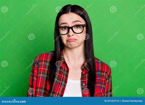Photo Of Unhappy Doubtful Young Woman Wear Glasses Puzzled Question