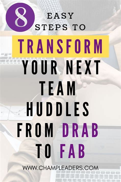 Powerful Team Huddles Decoded How To Conduct Team Huddles That Will