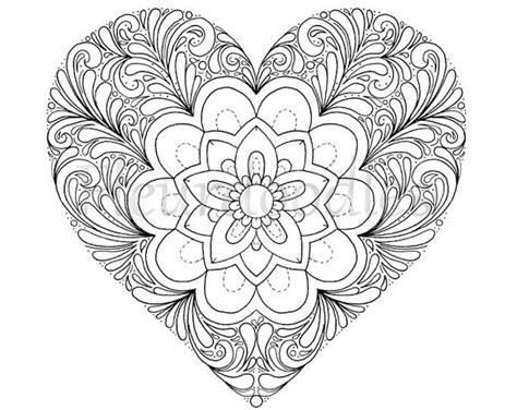Maybe you would like to learn more about one of these? coloring page - Heart, printable download, love colouring ...