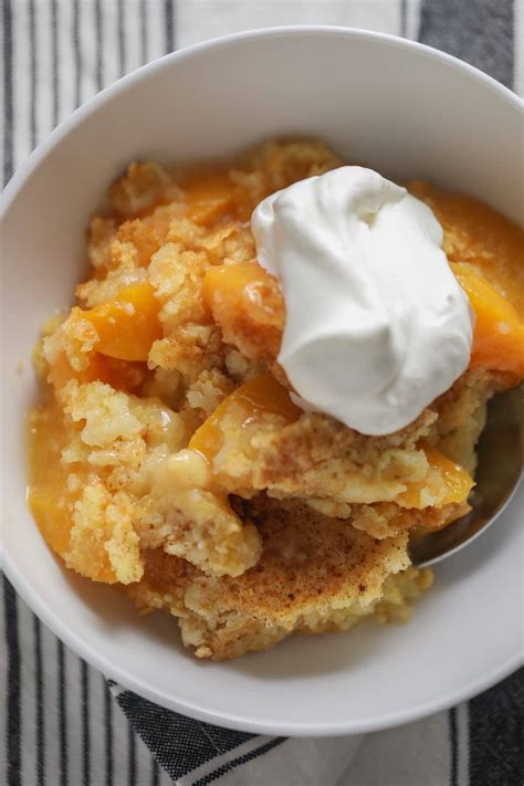 Easy Peach Cobbler Recipe Design Corral