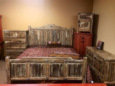 King and queen bed sizes for the same price! Cowhide Western Furniture Co. Like the idea of this finish ...
