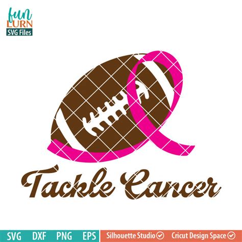 Tackle Cancer Svg Breast Cancer Awareness Svg Funlurn