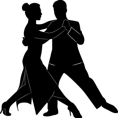 Dancing Couple Stencil Clipart Free Download Transparent Png Creazilla