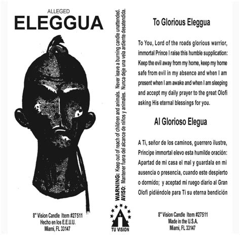 Prayer To Elegua For Protection Beerle Mezquita