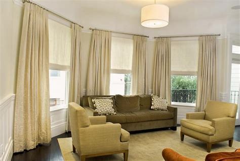Modern living room window treatments. 25 Roman Shades and Curtain Ideas to Harmonize Modern ...