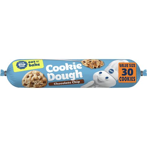 Pillsbury Ready To Bake Chocolate Chip Refrigerated Cookie Dough Value