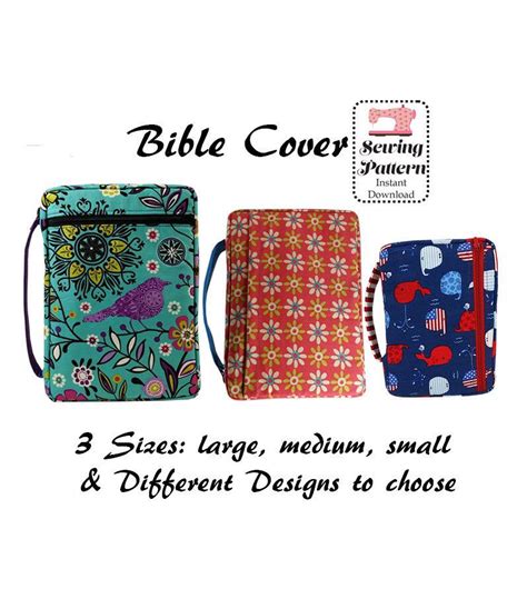 Bible Cover Pdf Sewing Pattern Digital Sewing Pattern Etsy Bible