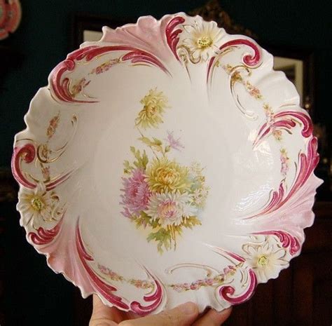 Check out our antique blue floral selection for the very best in unique or custom, handmade pieces from our shops. German Porcelain Pink and Deep Pink Multi Floral Scalloped ...