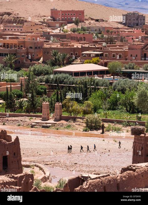 Ait Ben Haddou Near Ouarzazate Morocco Historic Village Fort Casbah And Film Set Unesco