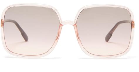 dior so stellaire 1 square acetate sunglasses lyst canada