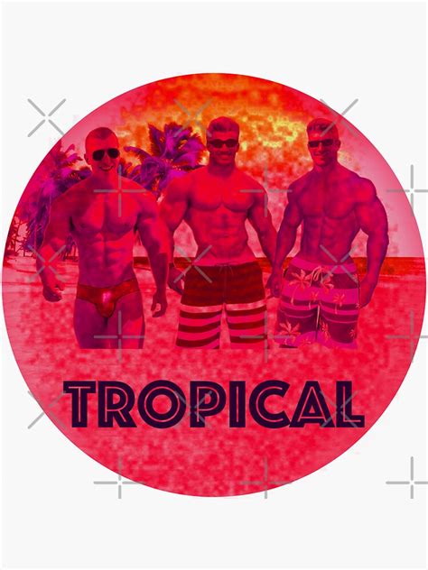 Tropical Beach Sunset Collection Sticker For Sale By Liverpoolstore Redbubble