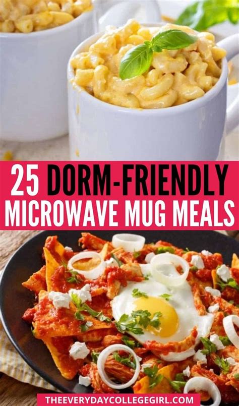 25 Easy Microwave Mug Meals You Can Make In Your Dorm Microwave Recipes Dinner Microwave