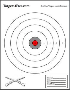 8X11 Printable Targets | Targets - Print your own shooting ...