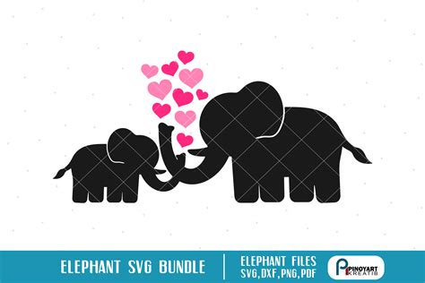 elephant svg, elephant svg file, baby elephant svg, elephant (97549