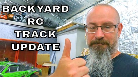 Backyard Rc Track Update And First Slow Test Run Youtube