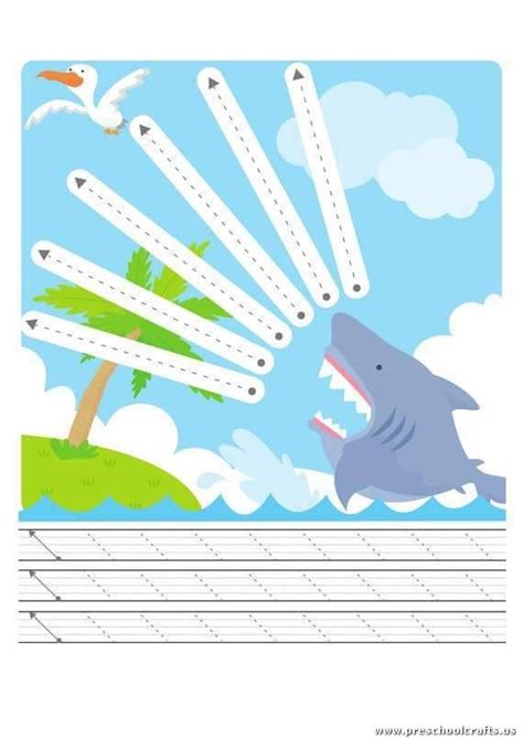 Trace The Dotted Lines Worksheets For Kids Preschool And Kindergarten