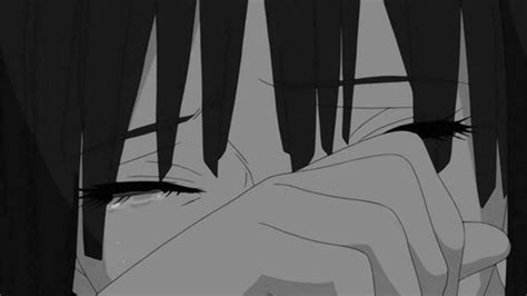 Girl Wiping Tears Anime Cry 