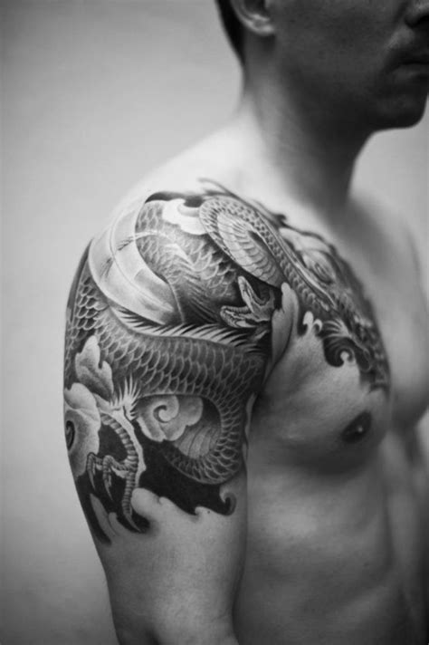 Roses are often associated with women. 80 Great Shoulder Tattoos for Men and Women to try